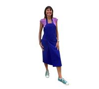 Potters Warehouse Pottery Apron Split Leg with an Adjustable neck strap and 2 pockets 8 Cotton Colours (Blue)