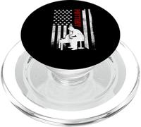 Pottery American Flag Distressed USA Patriotic Crafter PopSockets PopGrip for MagSafe
