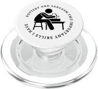 Pottery and Sarcasm Ceramic Artist Funny Pottery PopSockets PopGrip for MagSafe