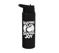 Pottery Artists Shaping Joy Potter Stainless Steel Insulated Water Bottle