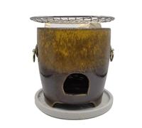 Pottery Barbecue Stove, Outdoor Pottery Stove, Multifunctional Portable Ceramic Grill, Outdoor Charcoal Stove, for Home Camping Picnic Party