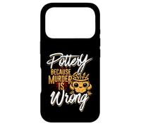 Pottery Because Murder Is Wrong Case for iPhone 17 Pro