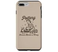 Pottery Because Murder Is Wrong Retro Pottering Funny Case for iPhone 7 Plus/8 Plus