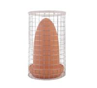 Pottery Clay Fish Breeding Bucket for Aquarium Shrimp | Angelfish Spawn Cone, Ornament Piece, Sturdy Form, Easy-clean Surface, Suitable for Tank Use