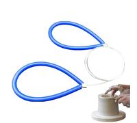 Pottery Clay Wire Cutter - Clayy Cutting Tool with Soft Rubber Handles | Comfortable Pottery Wheel Tool for Ceramic Sculpting Crafting, Beginners Artists Hobbyists Studio Clay Accessories