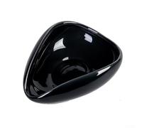 Pottery Coffee Dosing Cup for Measuring Coffee Beans and Loose Tea - Black 10 x 3.5 x 7.7 cm, for Durable & for Easy to Clean with Rounded Tapered Spout