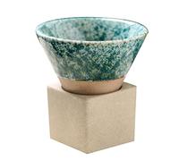 Pottery Coffee Mugs with Base 100ml Conical Porcelain-Cup Latte Ceramic Tea-Cup Kitchen Household Supplies