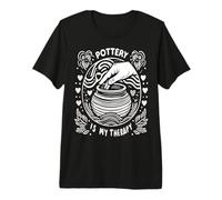 Pottery - Creative and Soothing Potter's Hands Design Premium T-Shirt