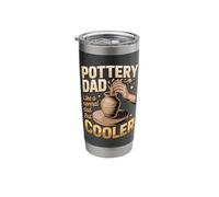 Pottery Dad Like A Normal Dad But Cooler Stainless Steel Insulated Tumbler
