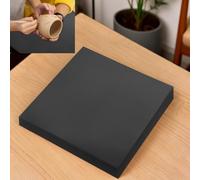 Pottery Foam Table Runner,17.71" Square Pottery Carving Tools Sponge,for Crafts, Clay, Glazing, Painting Large Pottery Foam Pad Pottery Mold Tool,1 Pack, Black