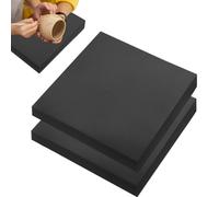 Pottery Foam Table Runner,17.71" Square Pottery Carving Tools Sponge,for Crafts, Clay, Glazing, Painting Large Pottery Foam Pad Pottery Mold Tool,2 Pack, Black