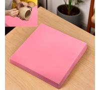 Pottery Foam Table Runner,17.71" Square Pottery Carving Tools Sponge,for Crafts, Clay, Glazing, Painting Large Pottery Foam Pad Pottery Mold Tool,1 Pack, Pink