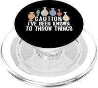 Pottery Funny for Ceramics Artist Throw Things PopSockets PopGrip for MagSafe
