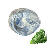 Pottery he-rb Stripper Bowl, Vegetable Leaves Remover Cup,Leafy Greens Stripping Tool, Herbes Stripping Cup with 4 Holes, Quickly Removes Leaves from Stems, Ceramic Kitchen Stripping