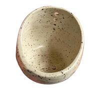 Pottery Herb Stripper Bowl Ceramic, 2025 New Herb Stripper Bowls, Handmade 4 Different Round Hole Sizes for Peeling Off The Leafy Assembly, Greens Leaves Removal Tool for Dishwasher and Microwave