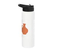Pottery If This Shirt is Still Clean I Haven'T Made Pottery Stainless Steel Insulated Water Bottle