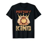 Pottery King Lover Ceramic Artist Clay Craft T-Shirt