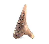 Pottery Ocarina 12 Holes Instruments Treble C Tone Ocarinas Professional Music Instrument Ocarina Offers Accessories (Color : 01)