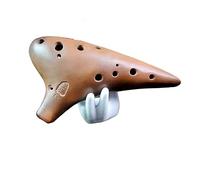 Pottery Ocarina Instruments 12 Holes Base Ocarina Professional Musical Instrumentation Accessories (Color : 01)