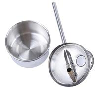 Pottery Painting Sprayer 200ml Stainless Steel Blown Glazes Silver