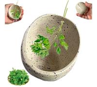 Pottery Plant Stripper Bowl,2025 New Herb Stripper Bowl Ceramic Pottery,handmade Pottery Herb Stripper Bowl,pottery Herb Stripper Cups,ceramic Handmade Small Stripper Bowls,vegetable Stripping Tool