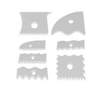 Pottery Ribs - Ceramic Sculpting Tools 7-Piece,Sculpting Scrapers Craft Supplies For Modeling Sculpture Making For Beginners And Enthusiasts