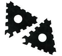 Pottery Ribs Clay Sculpting Tool Set for Shaping and Detailing Ceramic Art, 95mm, PLA Material, Includes 2 Tools (Black)