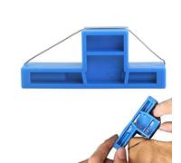 Pottery Tools Angle Clay Cutting Tool, 2.7× 1.1in Small Steel Clay Wire Cutter Bevel Flexible Pottery Wire Tool Trimming Tool Pottery Scoring Tool for Ceramic Sculpting