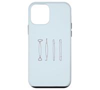 POTTERY TOOLS Clay sculpting tool illustration Meme ON BACK Case for iPhone 12 mini