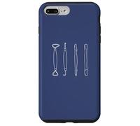 POTTERY TOOLS Clay sculpting tool illustration Meme ON BACK Case for iPhone 7 Plus/8 Plus