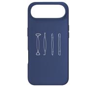 POTTERY TOOLS Clay sculpting tool illustration Meme ON BACK Case for iPhone Air
