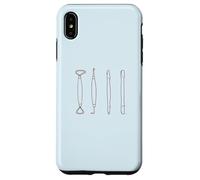 POTTERY TOOLS Clay sculpting tool illustration Meme ON BACK Case for iPhone XS Max