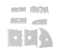 Pottery Tools, Set of 7 Shapes for Mudtools Rib Pottery Foot Shape for Carving Turning Beginners Enthusiasts Adults