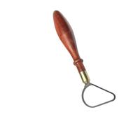 Pottery Trimming Tool, Clay Sculpting Tools, Artistic Pottery Tool Set with Rosewood Handle and Alloy Carving Instrument, for Detailed Clay Shaping Double Ended Potterys Cutter