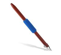 Pottery Trimming Tools, 15.5cm/6.1in Long Stainless Steel Professional Ceramic Carving Tools with Wood Handle Clay Sharp Scraper for Wheel Throwing Sculpting & Hand Building