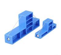 Pottery Trimming Tools Ceramic Trim Instrument for Mud Line Shaping - Ergonomic Angle for Clay Artists Creating Sgraffito or Mishima Details Blue 11x5cm(2pcs)
