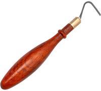 Pottery Trimming Tools, Mud Tools Pottery, Clay Sculpting Tools, Double-Ended Tungsten Steel Cutter Head Clay Sculpture Tool African Coralwood Ribbon Cutter Clay Pottery Modelling,A