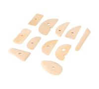 Pottery Trimming Tools, Pottery Tools Wood Pottery Foot Shaper Tool 11pcs Logs Polymer Clay Tools for Carving Clay Molds Clay Ceramics