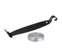 Pottery Trimming Tools Set 2PCS with Double Ended Edges and Throwing Spinner for Smooth Clay Rotation and Precise Detailing