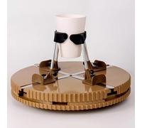 Pottery Turntable Clamp with Adjustable Supports - 4-Piece Set for Easy Centering on 26-36cm Diameter Wheels - Ideal for Sculpting and Crafting