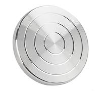 Pottery Turntable for Sculpting, Sculpture Rotating Workstation, Double-Sided 360° Rotation Craft Base, Aluminum Alloy Handmade Model Turntable for Ceramics Bonsai Painting(11CM（UNDER 8CM）)