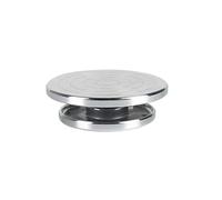 Pottery Turntable Wheel,Pottery Wheel Turntable 11-25cm Stainless Steel Turntable Clay Crafts Pottery Mold Accessories Double Sided(20CM)