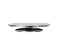 Pottery Turntable with Dual Rotation Perfect for Artists, Bakers, and Sculptors Made from Aluminum Alloy (20cm（under 12cm）)