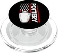 Pottery USA American Flag PopSockets PopGrip for MagSafe