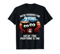 Pottery Wedding We're Married for 9 Years T-Shirt