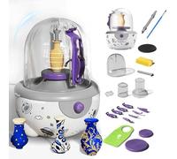 Pottery Wheel for Kids - Mini Electric Pottery Wheel Kit with Clay Sculpting Tools for Beginners - Ideal for DIY Clay Art Projects