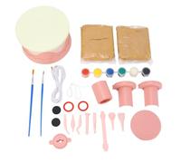 Pottery Wheel for Kids with Sculpting Tools Educational Complete Pottery Wheel Painting Kit for Beginners (Roseate)
