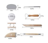 Pottery Wheel Machine, USB Pottery Making Kit with 6Pcs Ceramic Clay Tools, Electric Pottery Wheels DIY Kits