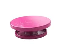 Pottery Wheel,Pottery Turntable Banding Wheel for Pottery Revolving Manual Heavy Duty Cake Turntable for Model Ceramic Art DIY Art Crafts Projects Crafting Clay(Pink 15cm)