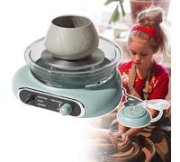 Pottery Wheel with Foot Pedal, Adjustable Speed Ceramic Machine with Smart Control Panel, 220V